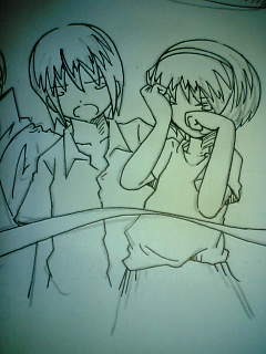 描きかけの絵